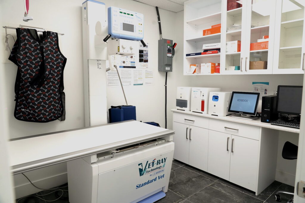 Digital X-ray suite at Brentwood Animal Hospital in Burnaby